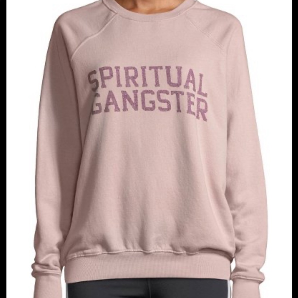 Spiritual Gangster varsity sweatshirt size small